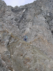 Aufstieg in die Granatwand