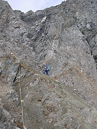 Aufstieg in die Granatwand